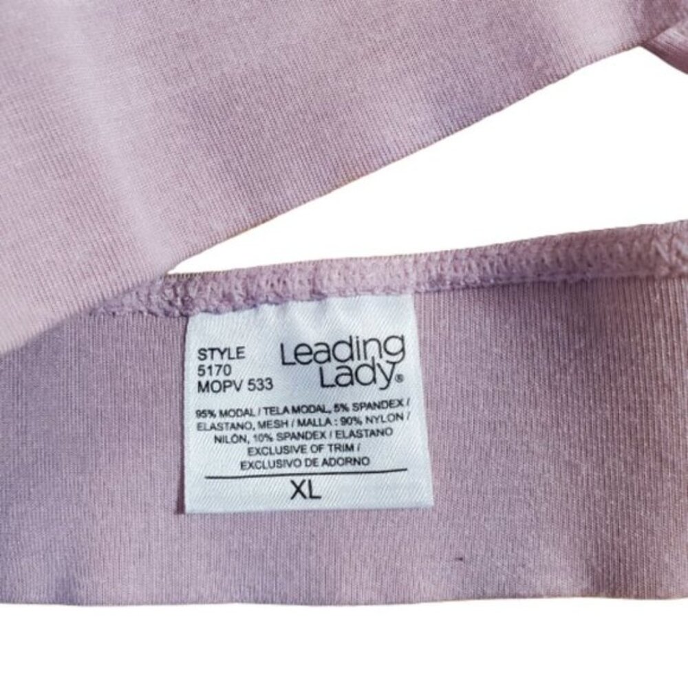 Leading Lady 5170 The Greta Wirefree Bralette – Front Closure, Crossback - Picture 5 of 7